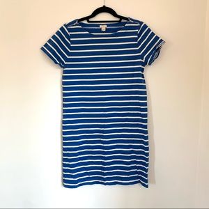 Jcrew striped t-shirt dress